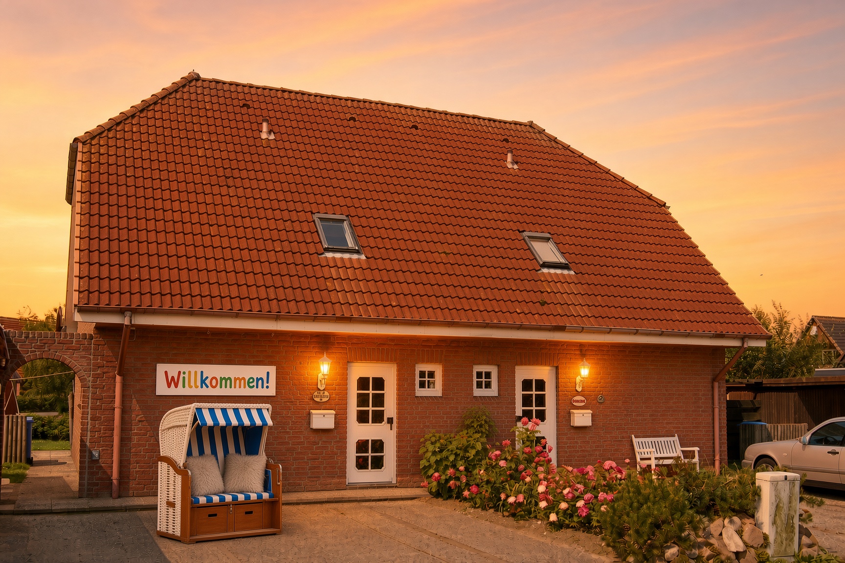 Terrasse von Haus Schettler